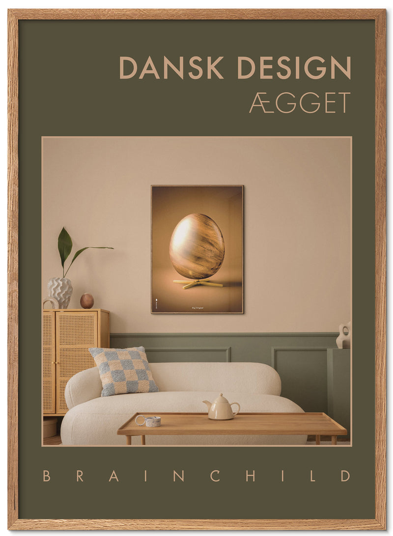 Brainchild – Plakat – Danish Design – Rom - Grønn – Egg