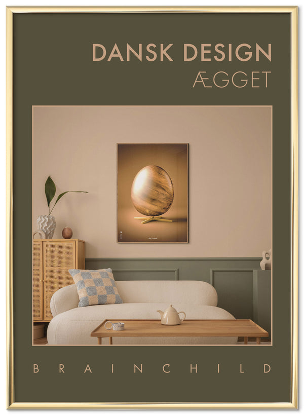 Brainchild – Plakat – Danish Design – Rom - Grønn – Egg