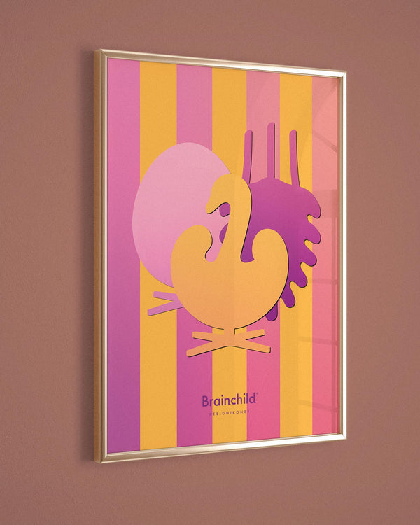 Brainchild – Plakat – Designikoner – Rosa – Symfoni