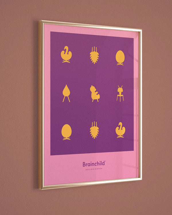 Brainchild – Plakat – Designikoner – Rosa