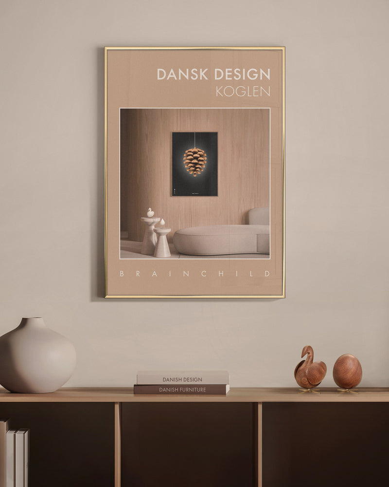 Brainchild – Plakat – Danish Design – Rom - Brun – Kongle