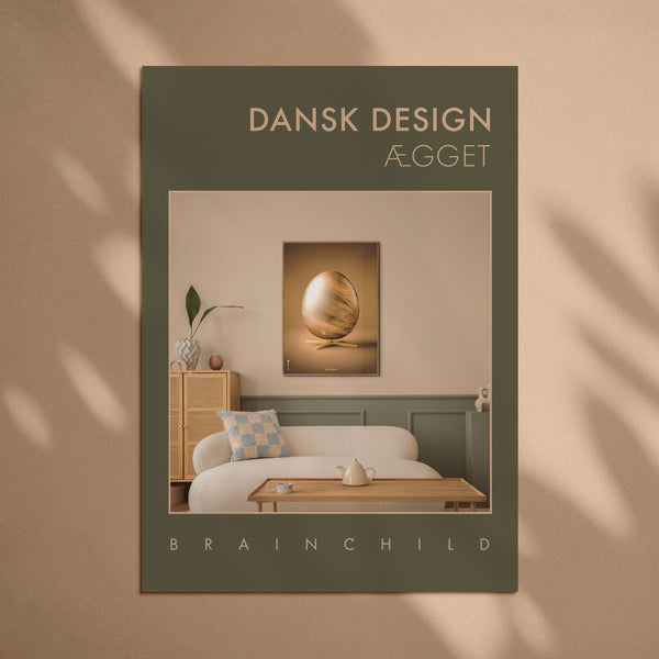 Brainchild – Plakat – Danish Design – Rom - Grønn – Egg