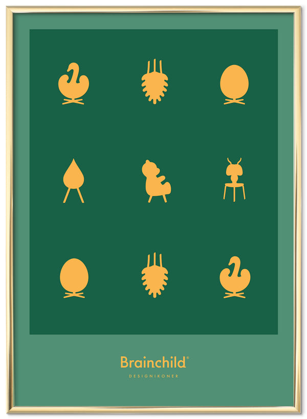 Brainchild – Plakat – Designikoner – Grønn