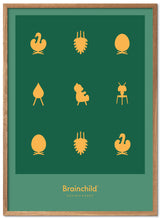 Brainchild – Plakat – Designikoner – Grønn