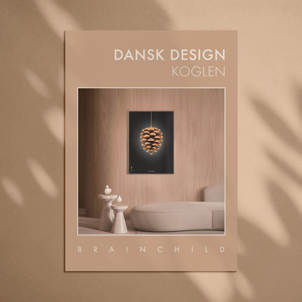 Brainchild – Plakat – Danish Design – Rom - Brun – Kongle