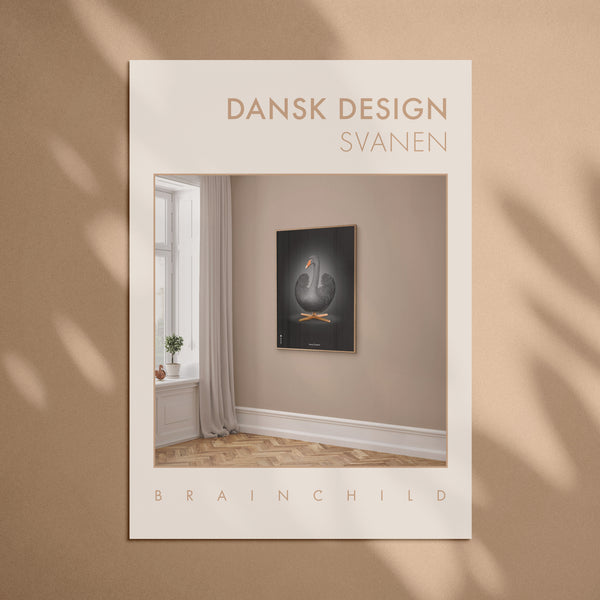 Brainchild – Plakat – Danish Design – Rom - Sandfarget – Svane