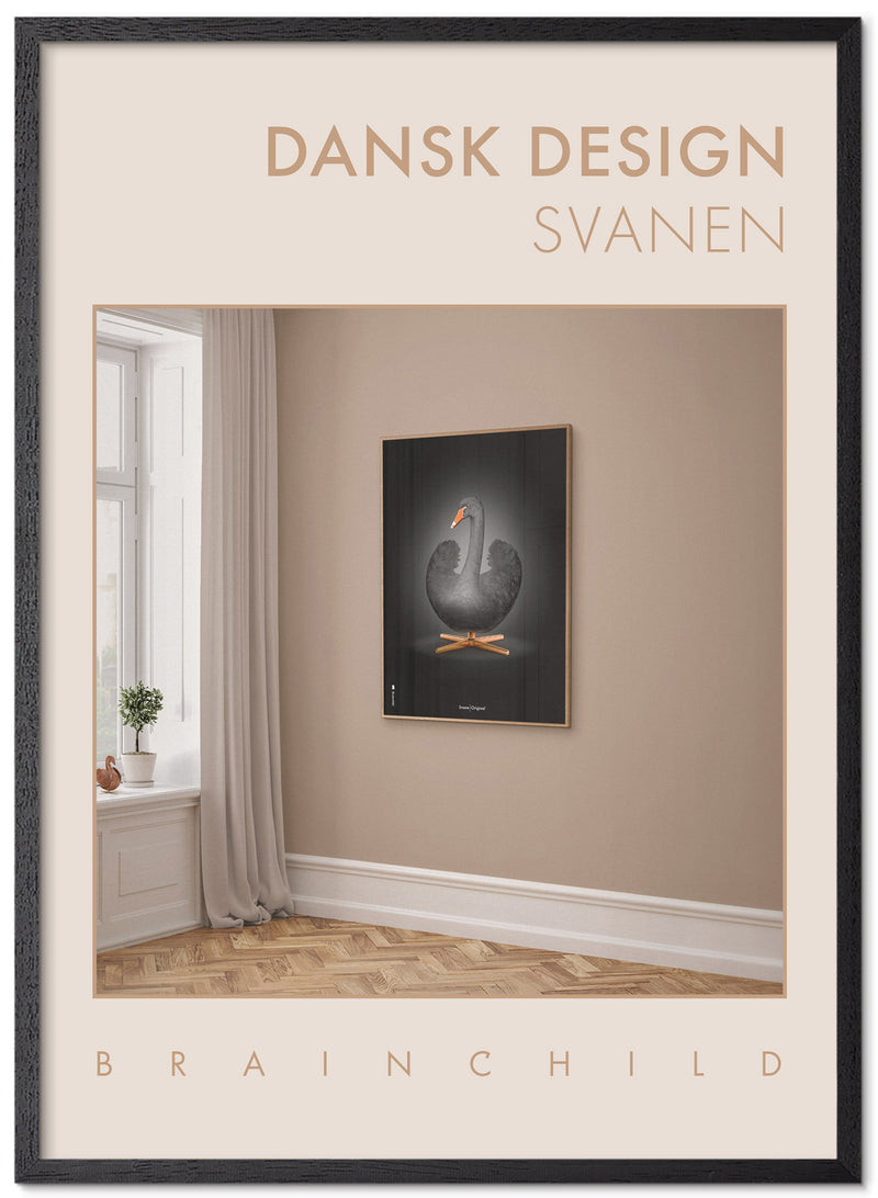 Brainchild – Plakat – Danish Design – Rom - Sandfarget – Svane