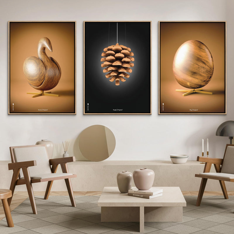 Brainchild – Bildeveg – Klassisk – 3 valgfrie lerretsbilder – 100x140 cm