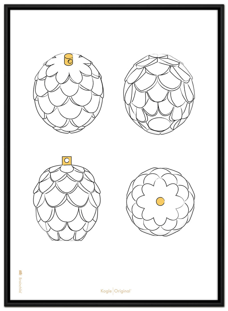 Brainchild – Lerretsprint – Designskisser – Hvit – Kogle