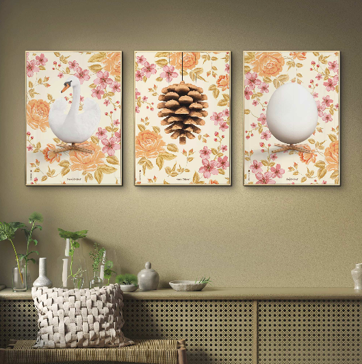 Brainchild – Plakat – Flora – Beige – Kongle