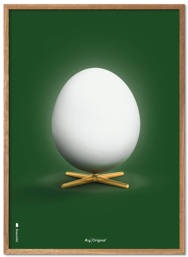 Brainchild – Plakat – Klassisk – Grønn – Egg