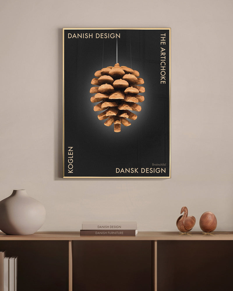Brainchild – Plakat – Danish Design – Svart – Kongle