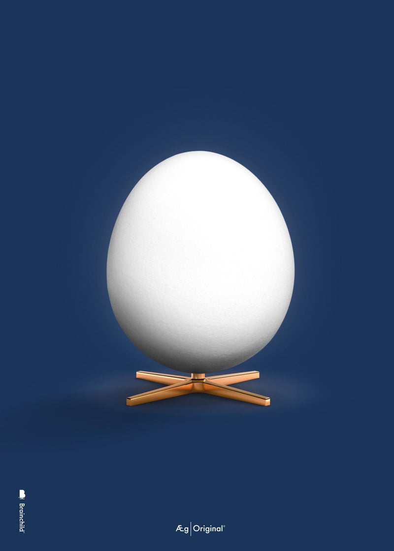 Brainchild – Plakat – Klassisk – Mørkeblå – Egg