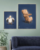 Brainchild designplakater, pelikan og bamse